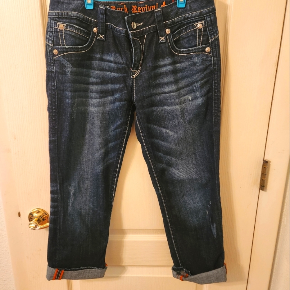 Rock Revival Capri Jean's